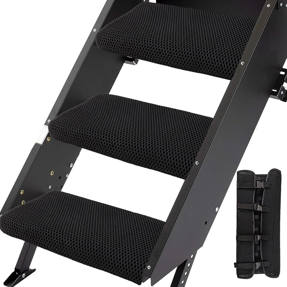 REEZEIVI front view of three step covers showing fit and protection