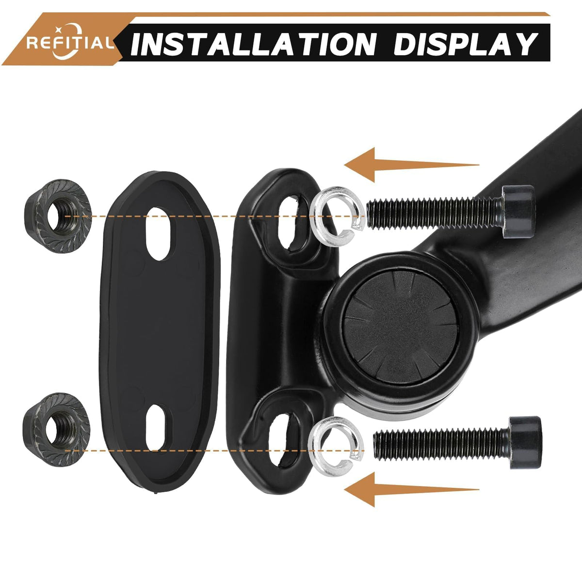 Refitial mounted on a Kawasaki Ninja showing how mirrors integrate with bike