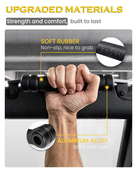 REFORM DESIGN handle with hand showing size and clearance