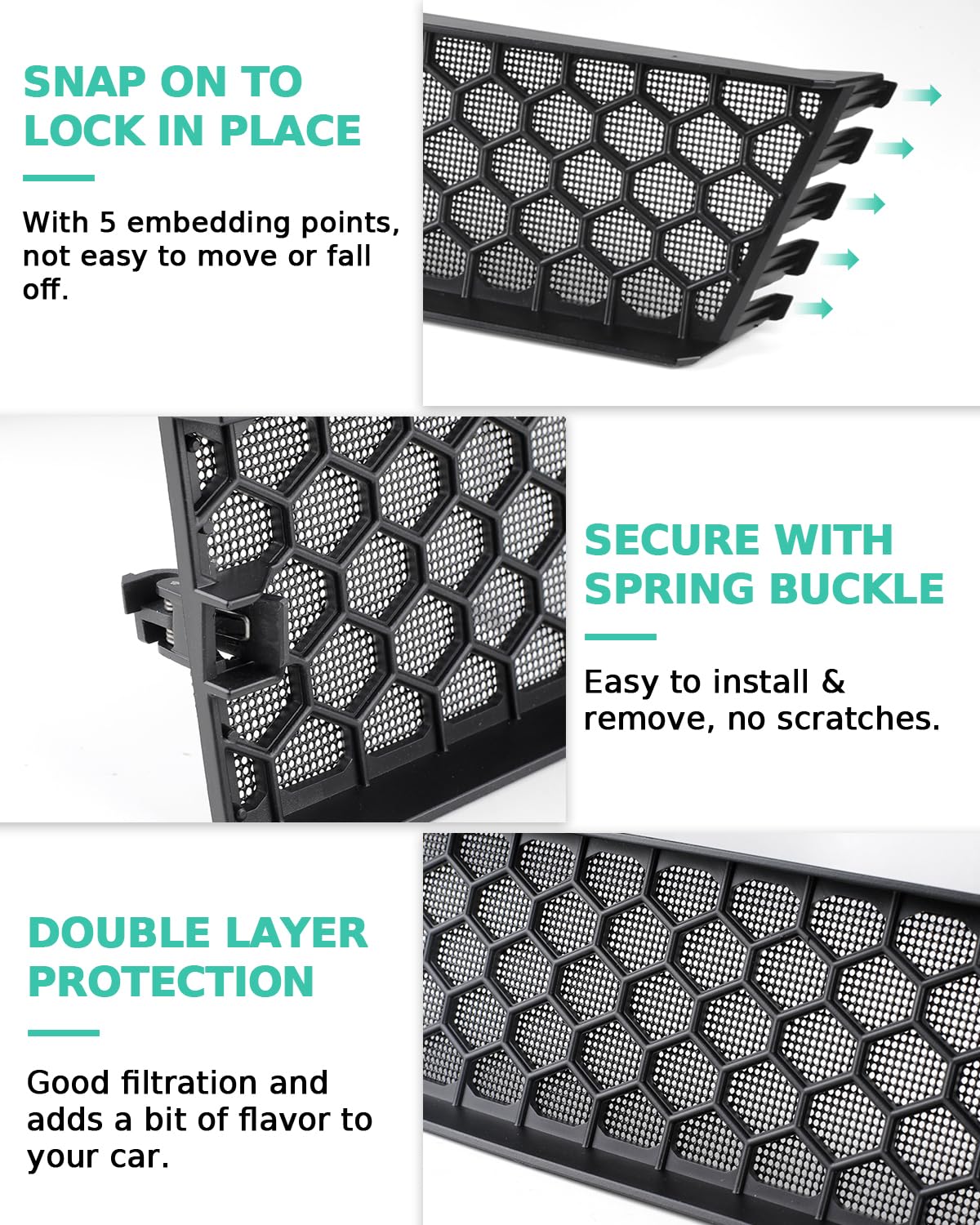 REFORM DESIGN mesh with radiator behind demonstrates maintained airflow protection