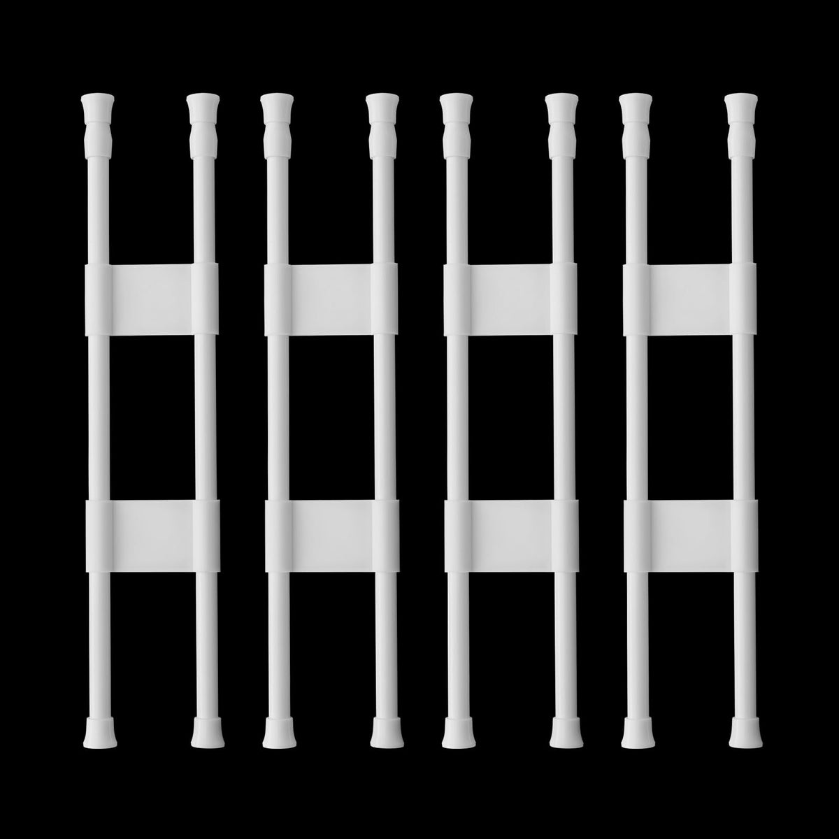 Reggory front packaging showing four sets and included baffles, clear contents benefit