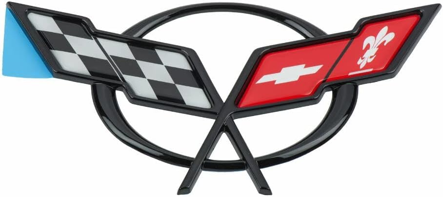 REIXS emblem on Corvette in motion showing restored rear styling and lasting outdoor resilience