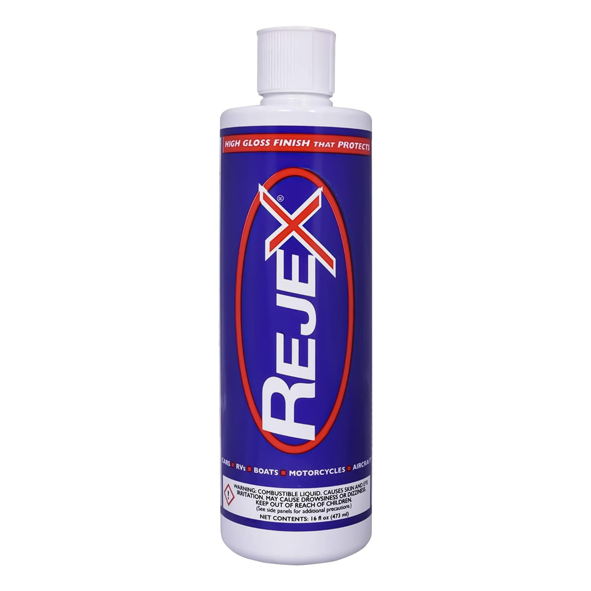 RejeX bottle front view showing product and easy application benefit