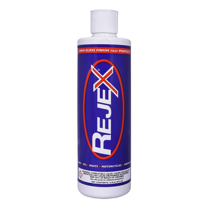RejeX bottle front view showing product and easy application benefit
