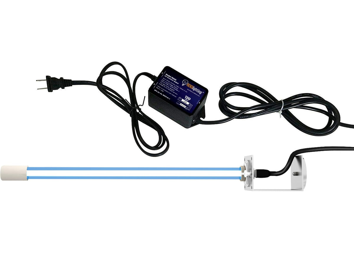REKOLIGHTING front view of 14-inch bulb packaging showing model and benefits