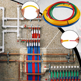Relaxweex built-in bending guide in use preventing kinks during installation
