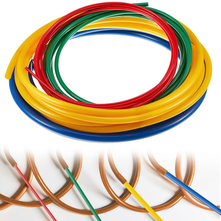 Relaxweex front packaging showing full copper tubing kit and quick identification benefit