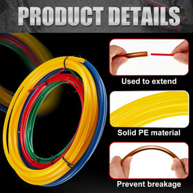 Relaxweex color-coded tubing diameters displayed for fast size selection