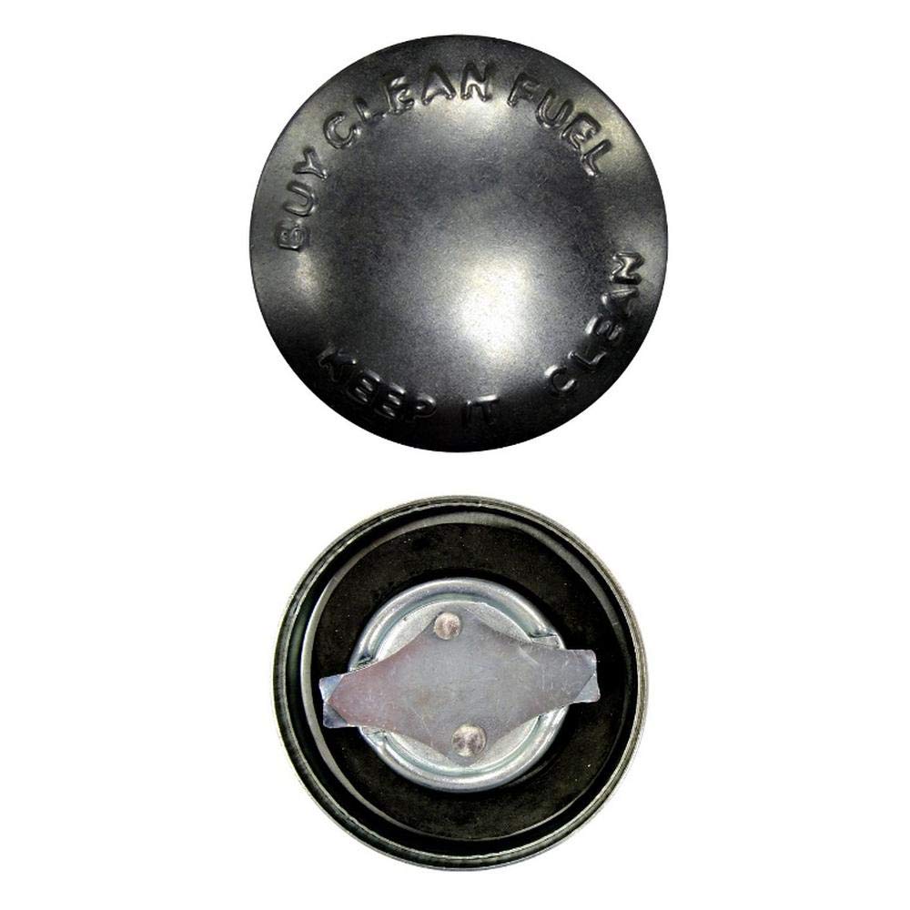 Reliable Aftermarket Parts cap installed on Farmall filler neck showing leak protection