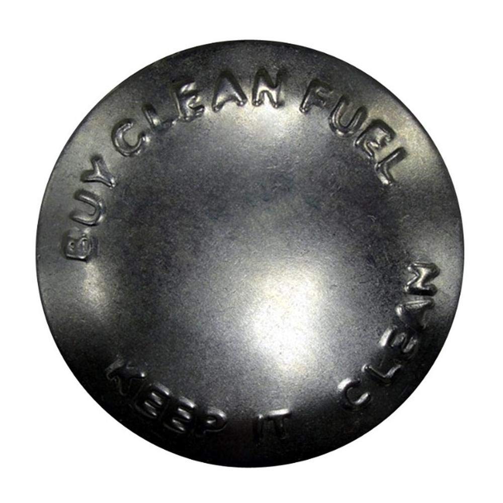 Reliable Aftermarket Parts cap beside tape measure showing correct size fitment