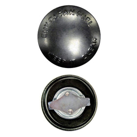 Reliable Aftermarket Parts front view of triple baffle cap showing secure fit benefit