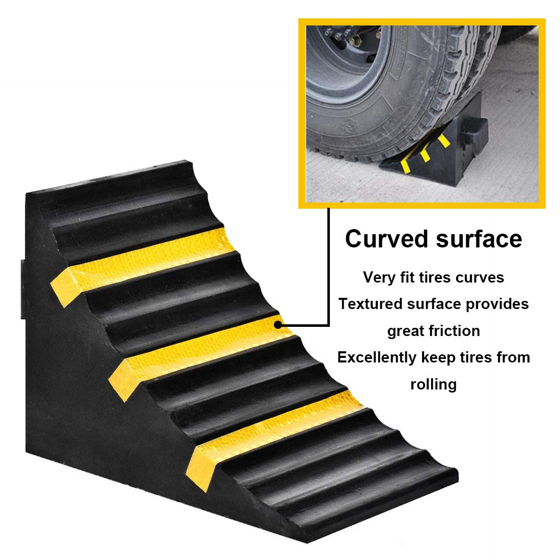 RELIANCER reflective strips illuminated at night improving visibility and safety