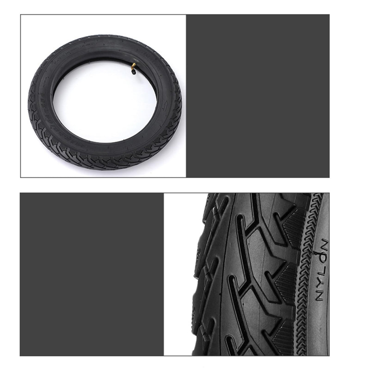 Relibupdater butyl rubber texture detail showing airtight durability benefit