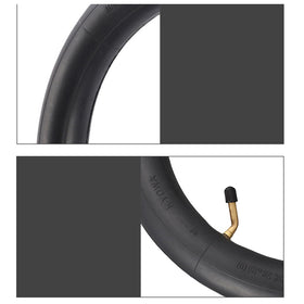 Relibupdater tube installed on scooter wheel demonstrating correct fit benefit