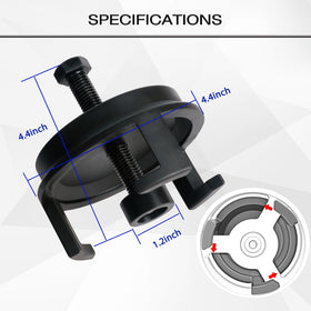 ReluxGo 22mm short-head socket close-up, designed for quick damper removal