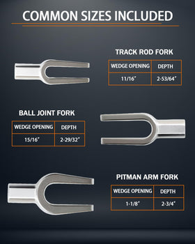ReluxGo fork tip close-up highlighting forged steel strength benefit