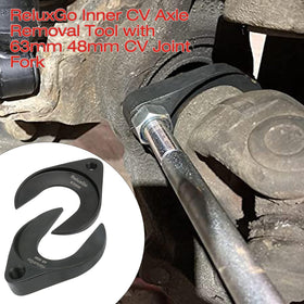 ReluxGo extension pole and matching nut detail demonstrating secure thread engagement and extended reach