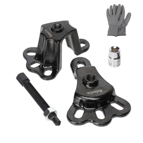 ReluxGo front hub puller front view showing robust fit and safer removal