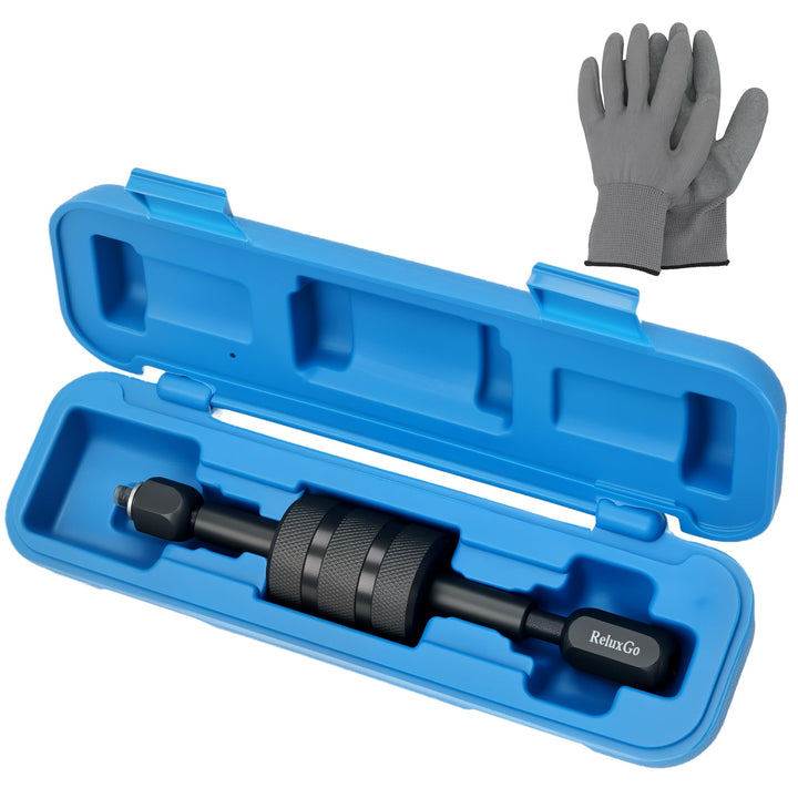 ReluxGo front packaging showing kit contents and durable case benefit