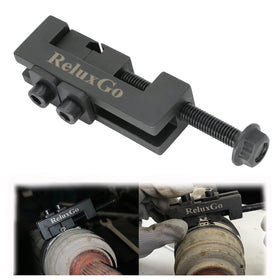 ReluxGo front view showing pliers and clear benefit of secure clamp handling