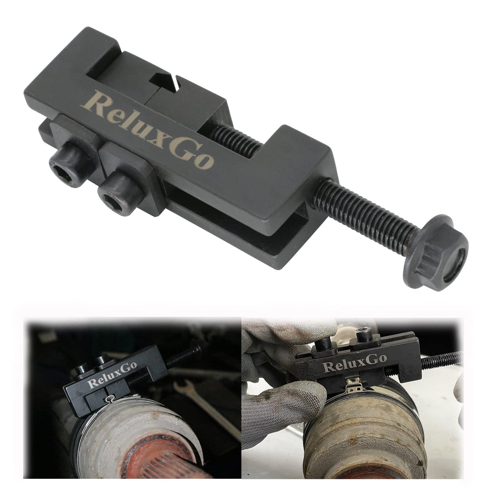 ReluxGo front view showing pliers and clear benefit of secure clamp handling