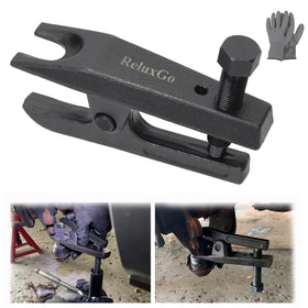 ReluxGo front view of separator tool showing robust frame and clamp benefit durability