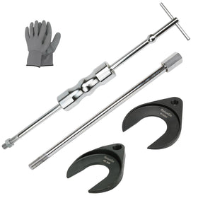 ReluxGo front view of slide hammer kit showing durable steel construction and organized layout for quick access