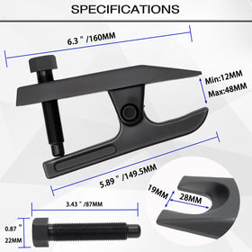 ReluxGo tool in use on car spindle showing safe separation benefit
