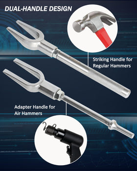 ReluxGo tool separating a tie rod demonstrating practical use benefit