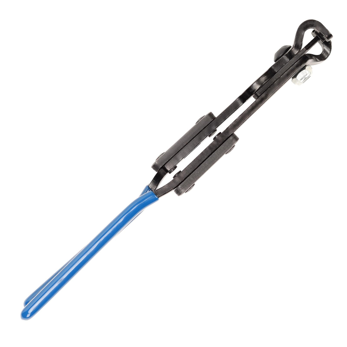 ReluxGo scale comparison with hand showing long-handle leverage