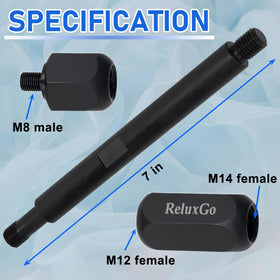 ReluxGo size comparison with ruler showing compact portability advantage