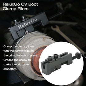 ReluxGo small 304 stainless clamp closeup illustrating corrosion resistance