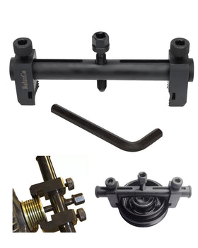 ReluxGo threaded spindle detail showing machined threads and controlled force