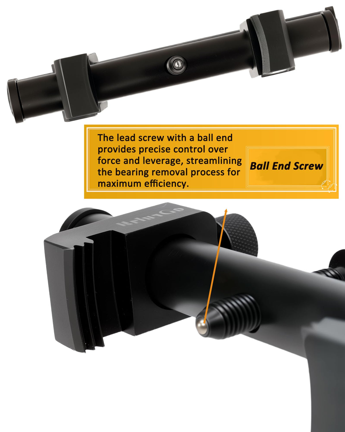 ReluxGo staged on workbench with tools showing ready-for-repair convenience