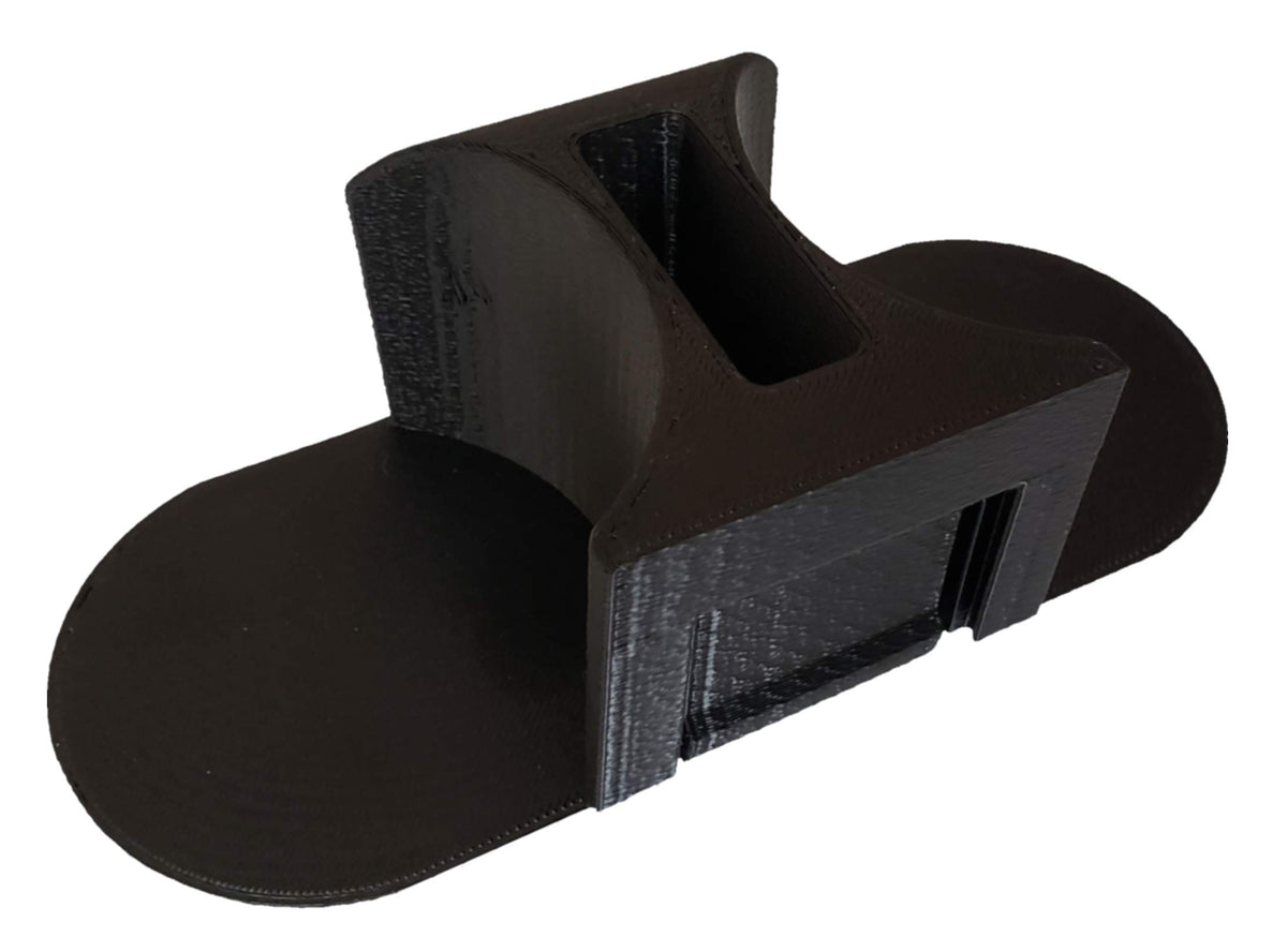 REM Works C7 cup holder front view showing exact fit and restored appearance