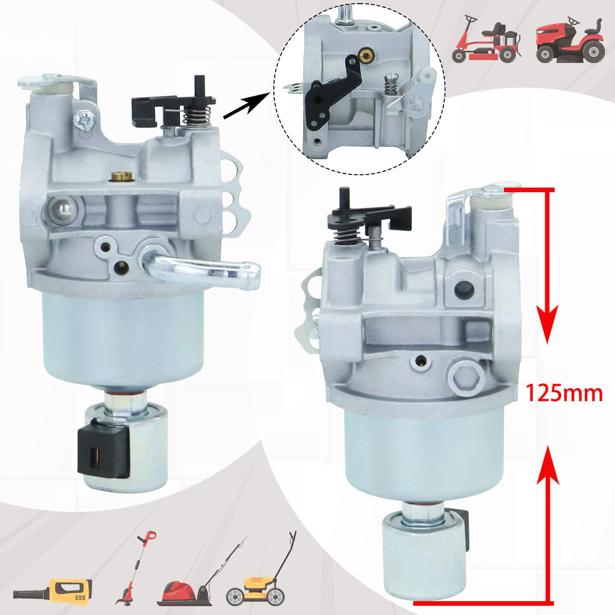 REMEDART spark plug with fuel hose and valve restoring ignition and fuel flow