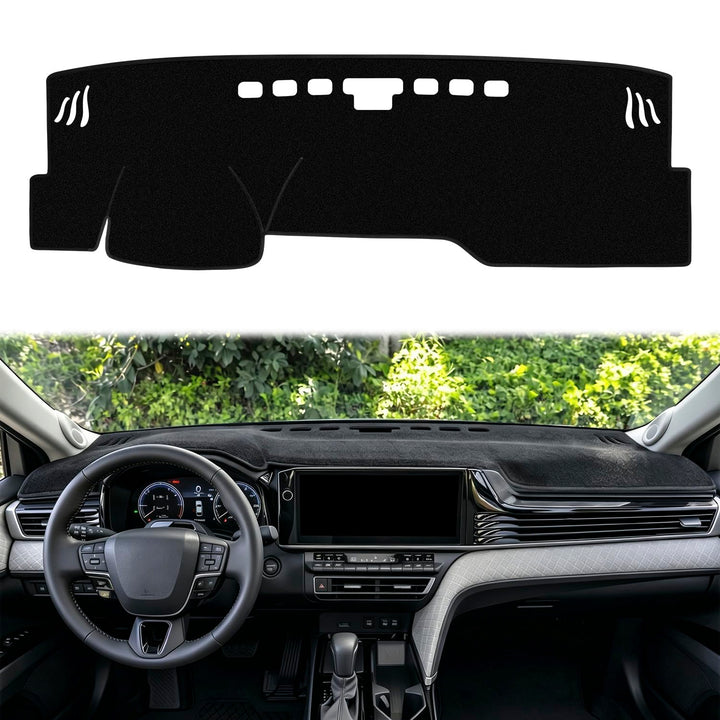 REMOCH dash cover front overview showing full fit and sun protection benefit