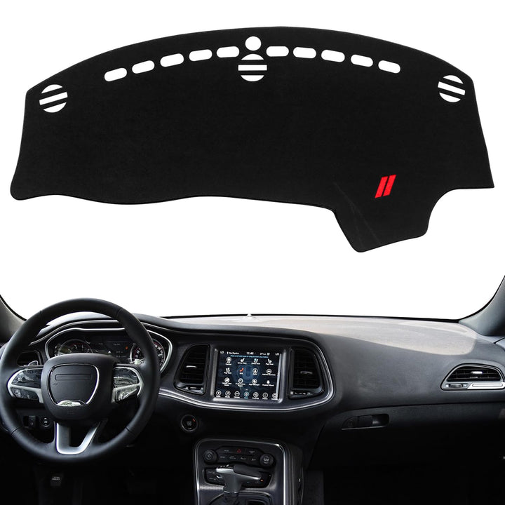REMOCH front view dash cover showing full fit and styling benefit
