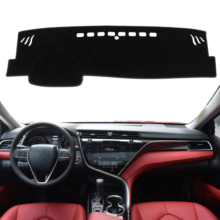 REMOCH front view of dash cover packaging showing fit and finish benefit