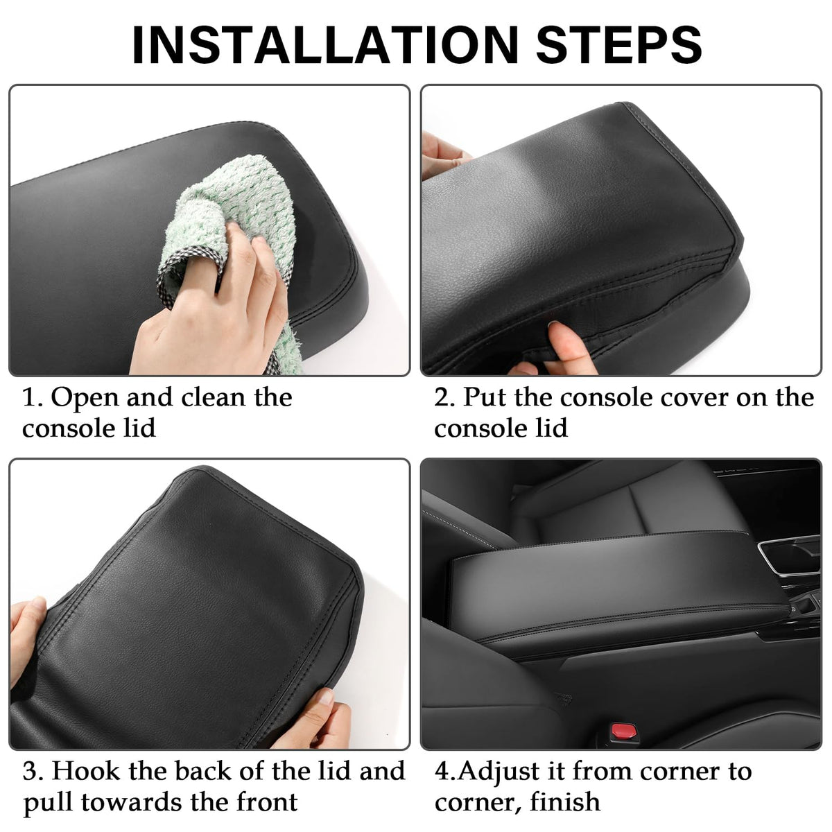 REMOCH cover on Camry interior enhancing style and protecting the lid