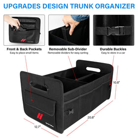REMOCH removable divider and multiple pockets organizing tools and bottles