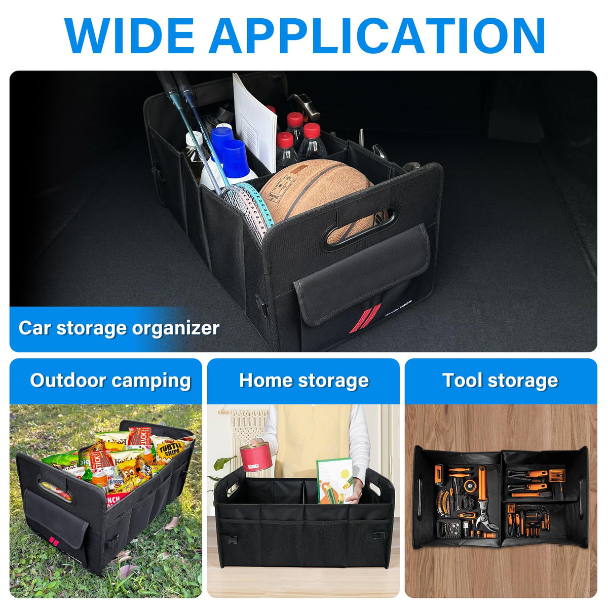 REMOCH in a road-trip scene illustrating organized gear and convenient access