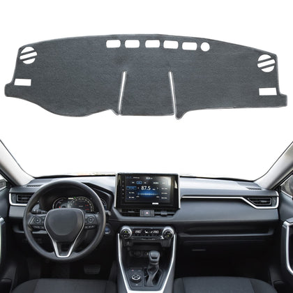 REMOCH front view showing dash cover fit and low-glare finish benefit