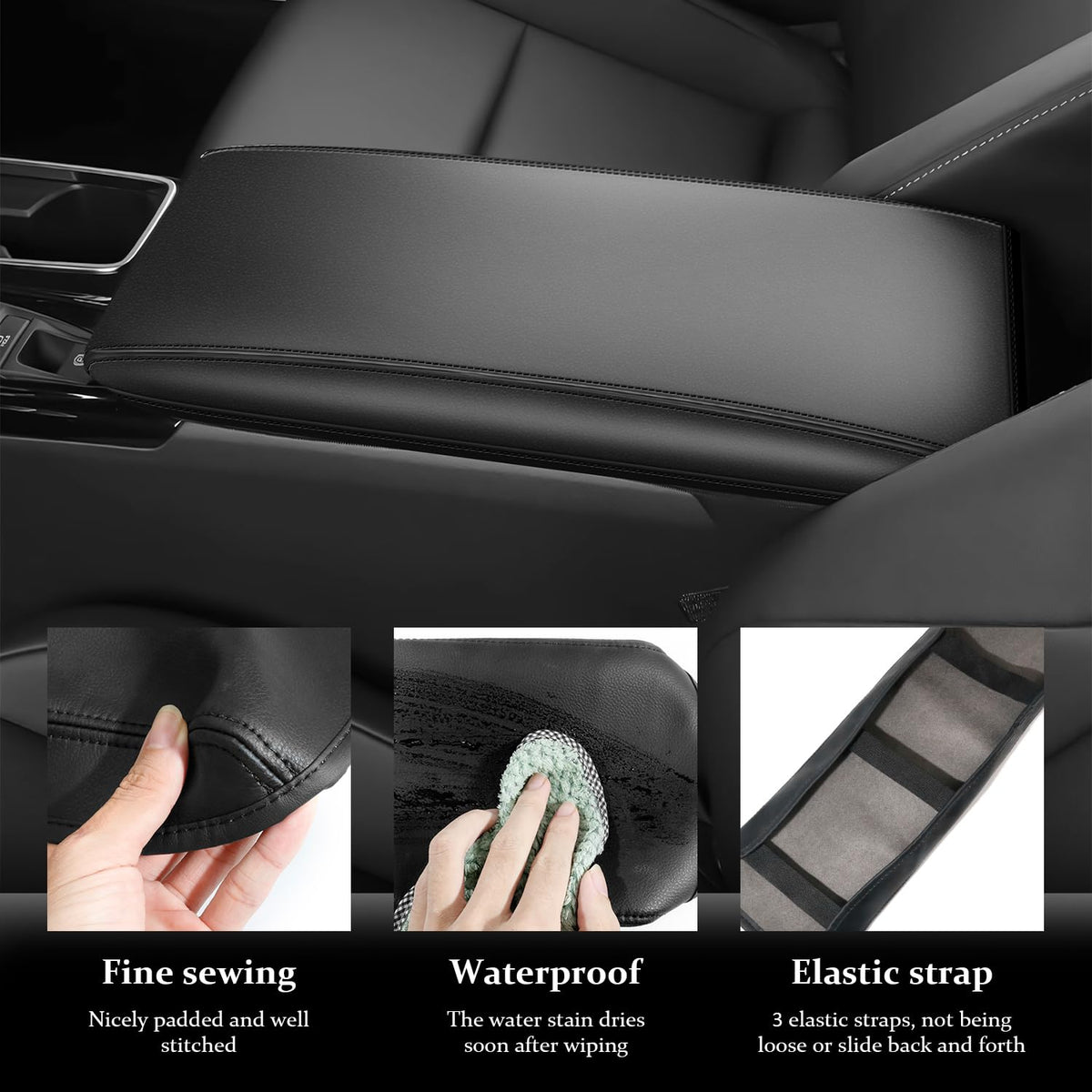 REMOCH cover next to hand for scale showing compact, precise Camry fit