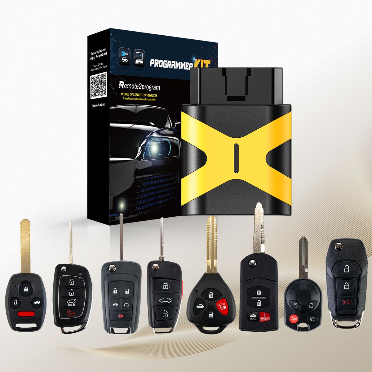 Remote2program app pairing screen on smartphone demonstrating quick Bluetooth setup benefit