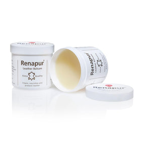 Renapur ingredients label close-up highlighting natural wax and oil formula