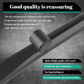 Rendasun angled demount spoon detail easing bead separation for faster tire removal benefit