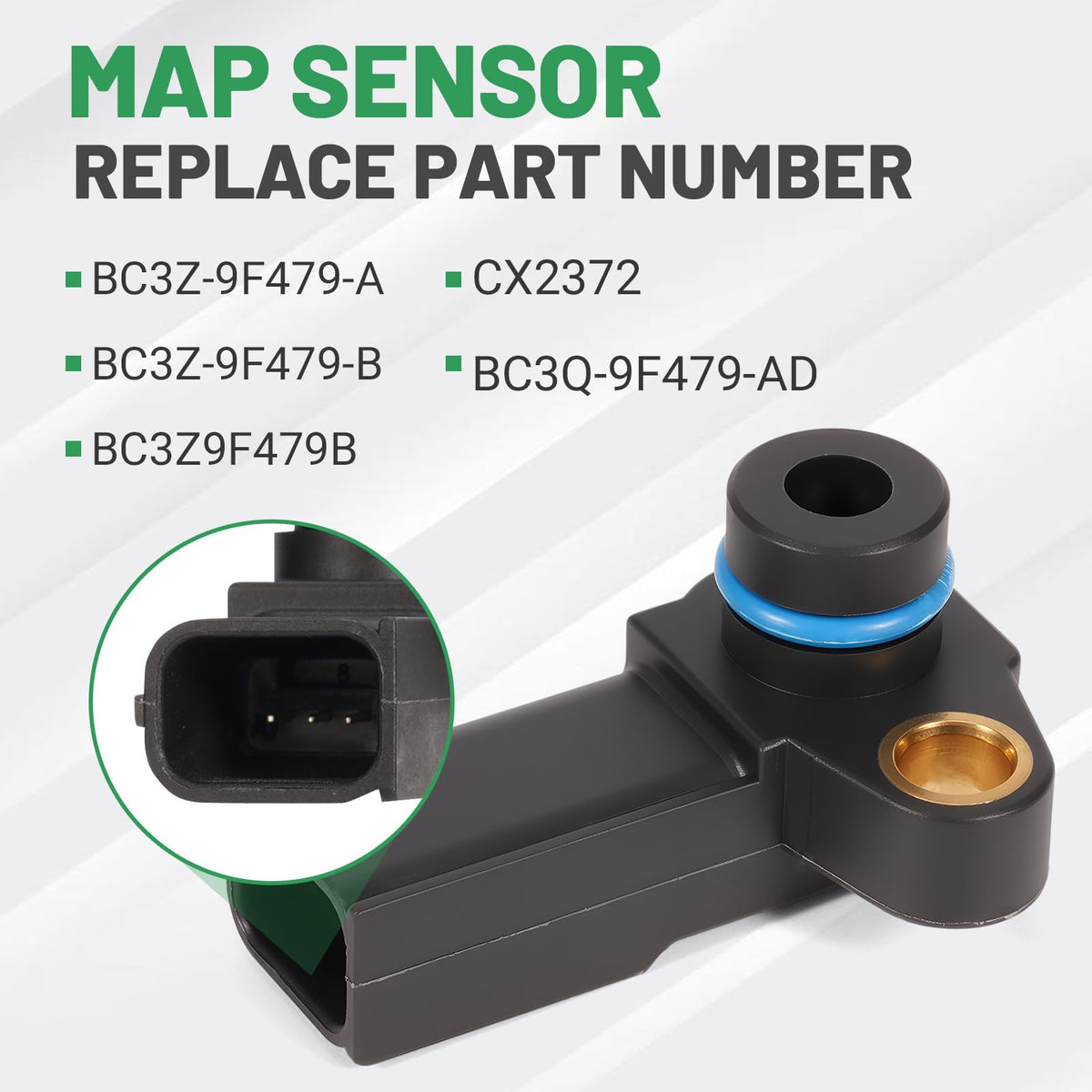Rendrox sensor mounting detail with bolt holes for secure OEM fit