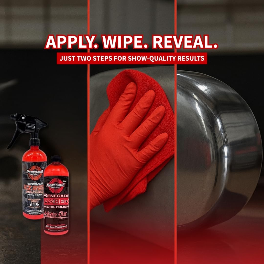 Renegade EZ Red sprayable bottle demonstrating quick application benefit