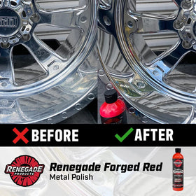 Renegade Products being applied by hand to wheel for easy use